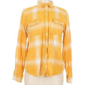 Universal Thread Mustard Plaid Shirt